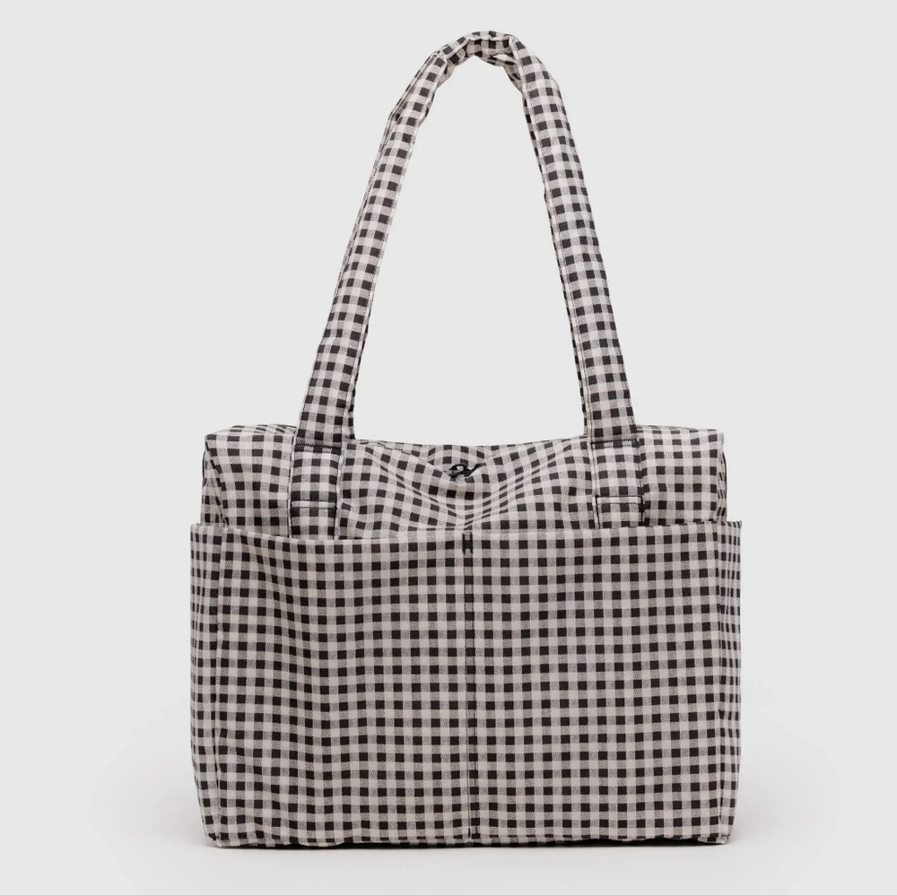 NWT BAGGU Small Cloud Carry-On Bag Gingham
